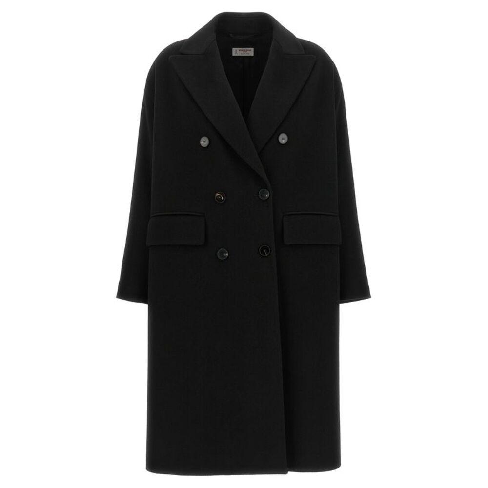Alberto Biani Women Double-Breasted Wide Coat